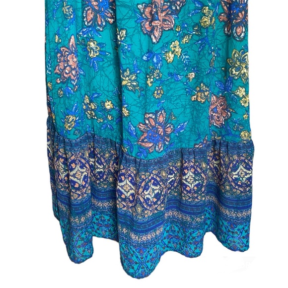 Maurices Off Shoulder Floral Maxi Dress Size Small NWT - Picture 4 of 13